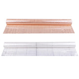 Max 20Sheet Clear Plastic Cellophane Wrap Roll Gift Flower Arts Crafts White