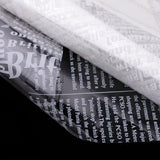Max 20Sheet Clear Plastic Cellophane Wrap Roll Gift Flower Arts Crafts White