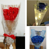 Max 20Sheet Clear Plastic Cellophane Wrap Roll Gift Flower Arts Crafts White
