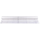 Max 20Sheet Clear Plastic Cellophane Wrap Roll Gift Flower Arts Crafts White