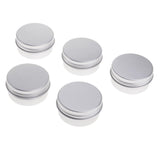 Max 5 Pieces Aluminum Cosmetic Pot Lip Balm Jar Containers Oil Wax Empty 30ML