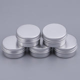 Max 5 Pieces Aluminum Cosmetic Pot Lip Balm Jar Containers Oil Wax Empty 30ML