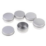 Max 5 Pieces Aluminum Cosmetic Pot Lip Balm Jar Containers Oil Wax Empty 30ML