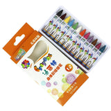 Maxbell Non-Toxic face body painting Crayons make up painting sticks kits 12 colors