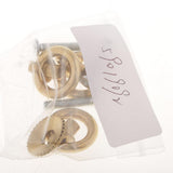 Maxbell 3 sets Screw Cabinet Cupboard Dresser Ring Pull Drawer Pull Handle  golden
