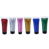 Maxbell Non-toxic Face & Body Glitter Glue Makeup Kid Costume Party Art Craft Pink