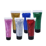 Maxbell Non-toxic Face & Body Glitter Glue Makeup Kid Costume Party Art Craft Pink
