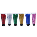 Maxbell Non-toxic Face & Body Glitter Glue Makeup Kid Costume Party Art Craft Pink