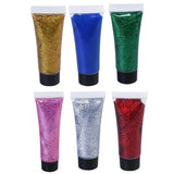 Maxbell Non-toxic Face & Body Glitter Glue Makeup Kid Costume Party Art Craft Pink