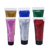 Maxbell Non-toxic Face & Body Glitter Glue Makeup Kid Costume Party Art Craft Pink