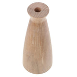 Maxbell Natural Unfinished Beech Wood Artificial Flower Dried Flower Vase C 13.5cm