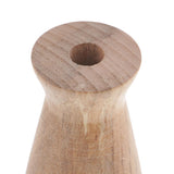 Maxbell Natural Unfinished Beech Wood Artificial Flower Dried Flower Vase C 13.5cm
