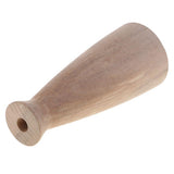 Maxbell Natural Unfinished Beech Wood Artificial Flower Dried Flower Vase C 13.5cm