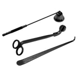 Maxbell 3x Stainless Steel Candle Wick Trimmer Snuffer Wick Dipper Accessories Black