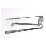 Maxbell 3x Stainless Steel Candle Wick Trimmer Snuffer Wick Dipper Accessories Black