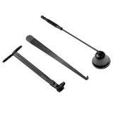 Maxbell 3x Stainless Steel Candle Wick Trimmer Snuffer Wick Dipper Accessories Black