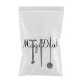 Maxbell 3x Stainless Steel Candle Wick Trimmer Snuffer Wick Dipper Accessories Black