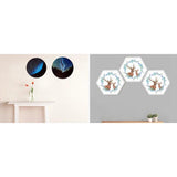 Max Pro Artists Blank Stretched Canvas Panels Boards for Painting Diameter 20cm