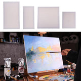 Max Blank White Canvas Board Wooden Frame For Oil Acrylic Painting 20x40cm