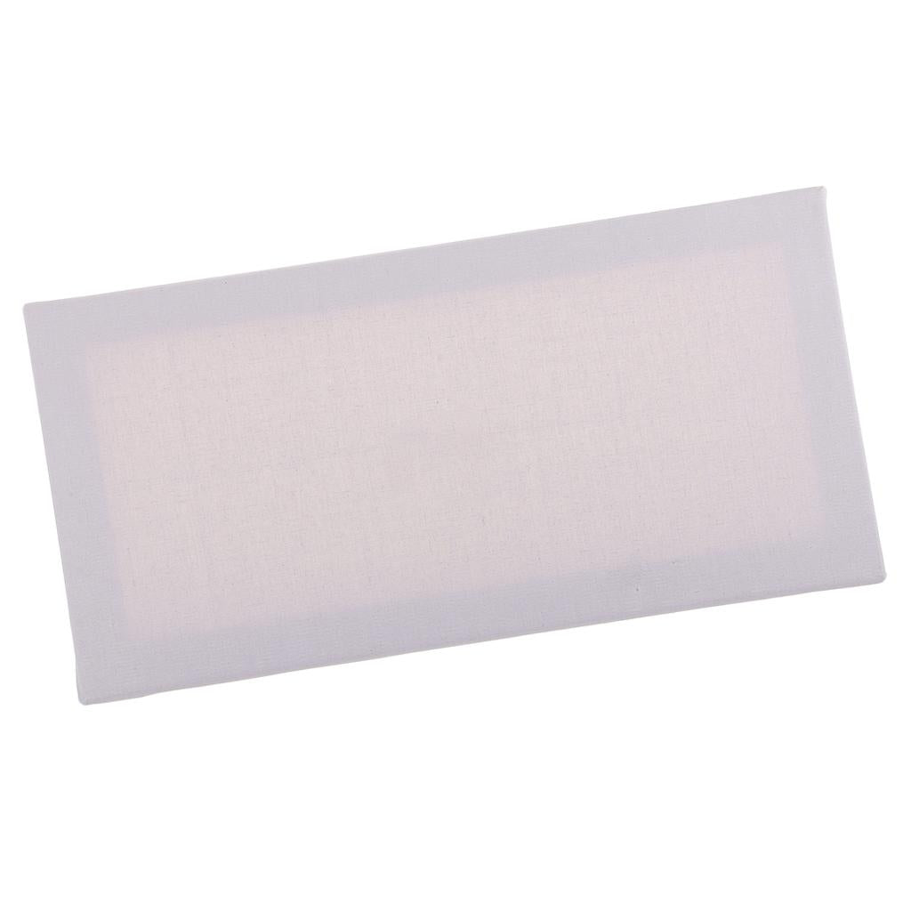 Max Blank White Canvas Board Wooden Frame For Oil Acrylic Painting 20x40cm