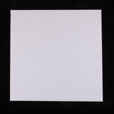 Max Blank White Canvas Board Wooden Frame For Oil Acrylic Painting 40x40cm
