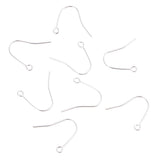 Maxbell 925 Pure Silver French Earring Ear Wire Hooks Dangle Earring 8 Pieces Thick