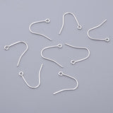 Maxbell 925 Pure Silver French Earring Ear Wire Hooks Dangle Earring 8 Pieces Thick