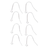 Maxbell 925 Pure Silver French Earring Ear Wire Hooks Dangle Earring 8 Pieces Thick