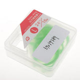 Maxbell 16pcs plastic clip rings for papers loose leaf notebook DIY crafts  green