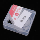 Maxbell 16pcs plastic clip rings for papers loose leaf notebook DIY crafts  white
