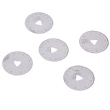 Max 5 Pieces Rotary Cutter Blades with Case Fabric Cutter Circular Blades 28mm