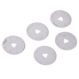 Max 5 Pieces Rotary Cutter Blades with Case Fabric Cutter Circular Blades 28mm