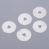 Max 5 Pieces Rotary Cutter Blades with Case Fabric Cutter Circular Blades 28mm