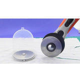 Max 5 Pieces Rotary Cutter Blades with Case Fabric Cutter Circular Blades 60mm