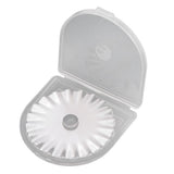 Max 5 Pieces 45mm Wave Rotary Cutter Blades with Case for Quilting Leather DIY