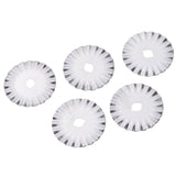 Max 5 Pieces 45mm Wave Rotary Cutter Blades with Case for Quilting Leather DIY