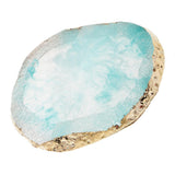 Max Imitation agate nail art Palette drink coaster cup mat decors blue