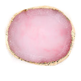 Max Nail Art Palette Cosmetic Tray Imitation Agate Coaster Pendant 97x85x10mm