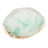 Max Imitation agate nail art Palette drink coaster cup mat decors green