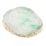 Max Imitation agate nail art Palette drink coaster cup mat decors green