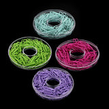 Maxbell A Box of 150pcs Metal Paper Clips Office Bookmarks Stationery Rose red