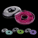 Maxbell A Box of 150pcs Metal Paper Clips Office Bookmarks Stationery Rose red