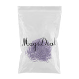 Maxbell A Box of 150pcs Metal Paper Clips Stationery for  Document Organizing Purple
