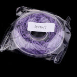 Maxbell A Box of 150pcs Metal Paper Clips Stationery for  Document Organizing Purple