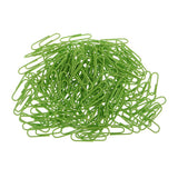 Maxbell 150Pcs Metal Paper Clips for Office School Decorative Bookmarks Clamps Green
