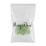 Maxbell 150Pcs Metal Paper Clips for Office School Decorative Bookmarks Clamps Green