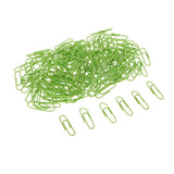 Maxbell 150Pcs Metal Paper Clips for Office School Decorative Bookmarks Clamps Green