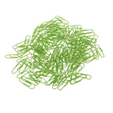 Maxbell 150Pcs Metal Paper Clips for Office School Decorative Bookmarks Clamps Green