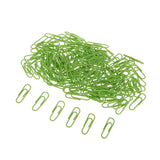 Maxbell 150Pcs Metal Paper Clips for Office School Decorative Bookmarks Clamps Green