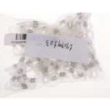 Max 100pcs eyeglass chain strap holder end non skid silicone ring loops  white